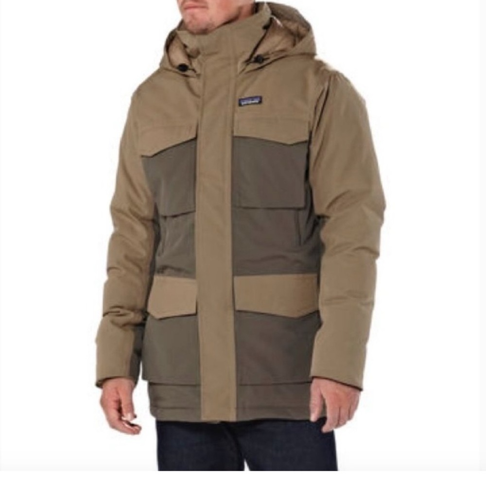 Patagonia Men's Thunder Cloud- Tan and Alpine Green - Picture 11 of 13